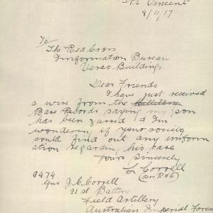 Soldier packet page