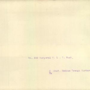 Soldier packet page