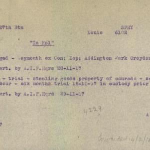 Soldier packet page