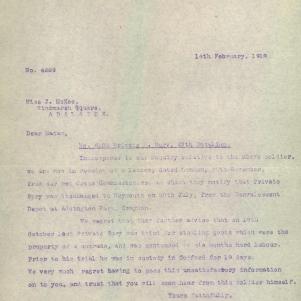 Soldier packet page