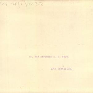 Soldier packet page