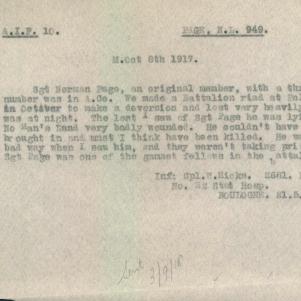 Soldier packet page