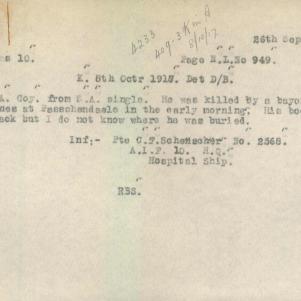 Soldier packet page
