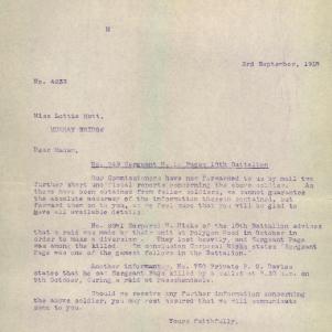 Soldier packet page