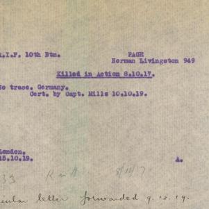 Soldier packet page
