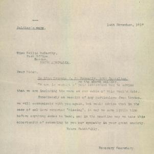 Soldier packet page