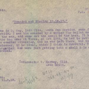 Soldier packet page