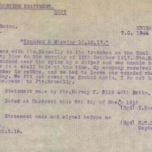 Soldier packet page