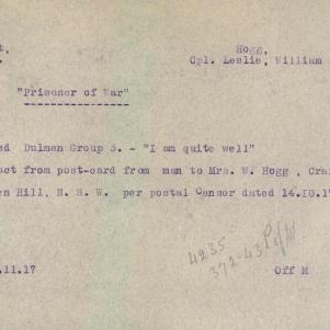 Soldier packet page