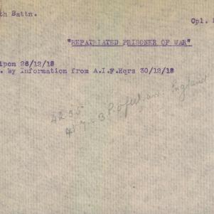 Soldier packet page