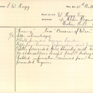 Soldier packet page