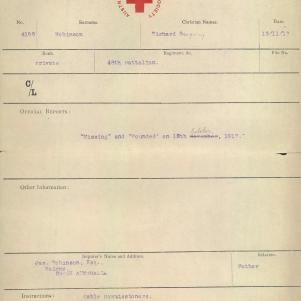 Soldier packet page