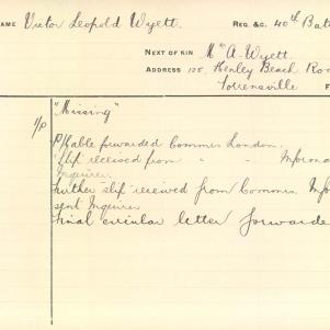 Soldier packet page