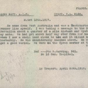 Soldier packet page