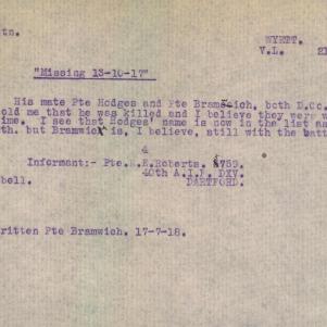 Soldier packet page