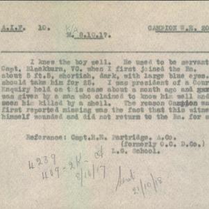 Soldier packet page