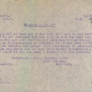 Soldier packet page