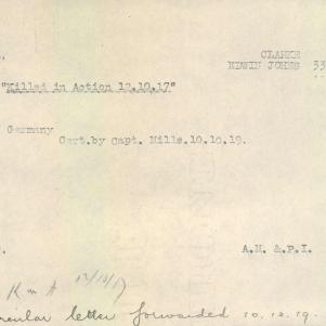Soldier packet page
