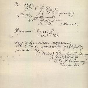 Soldier packet page
