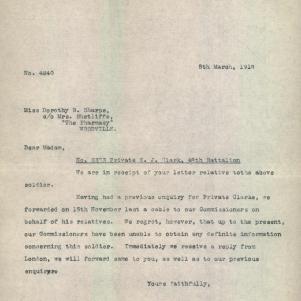 Soldier packet page