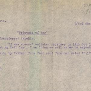 Soldier packet page