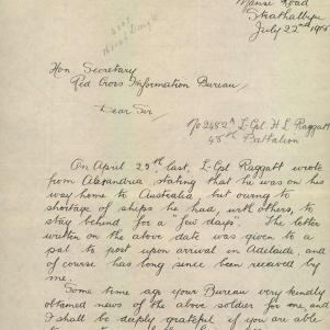 Soldier packet page