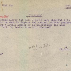Soldier packet page