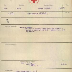 Soldier packet page