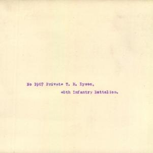 Soldier packet page