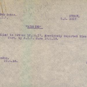 Soldier packet page