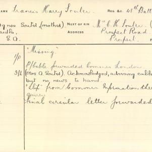 Soldier packet page