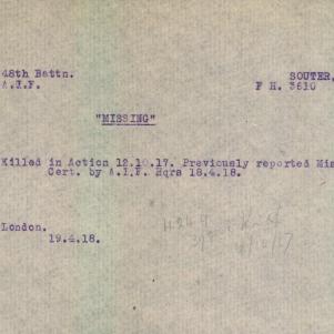Soldier packet page