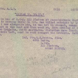 Soldier packet page