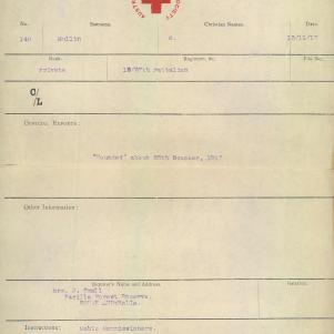 Soldier packet page