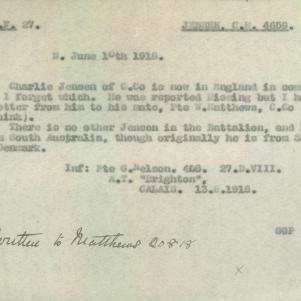 Soldier packet page