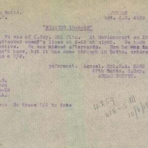 Soldier packet page