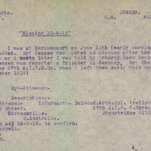 Soldier packet page