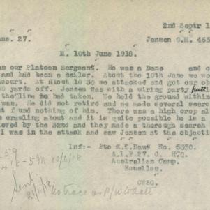 Soldier packet page