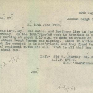 Soldier packet page