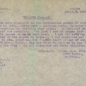 Soldier packet page