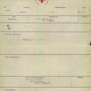 Soldier packet page