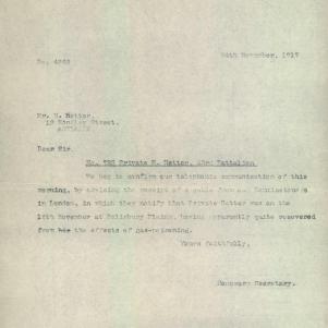 Soldier packet page
