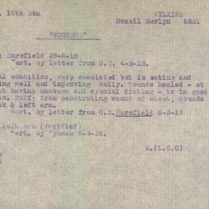 Soldier packet page