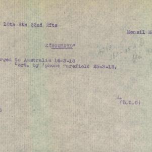 Soldier packet page