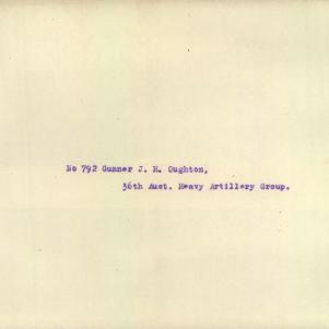 Soldier packet page