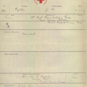Soldier packet page