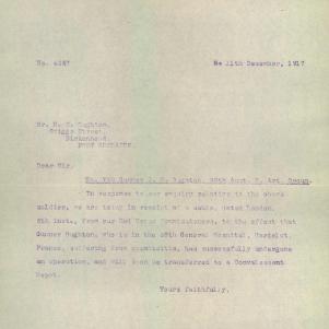 Soldier packet page