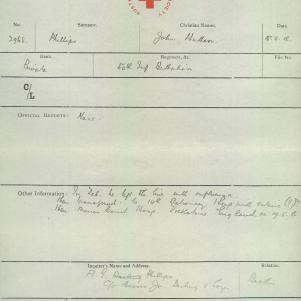 Soldier packet page