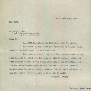 Soldier packet page