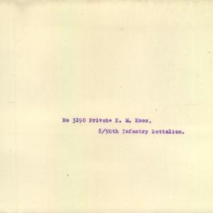Soldier packet page